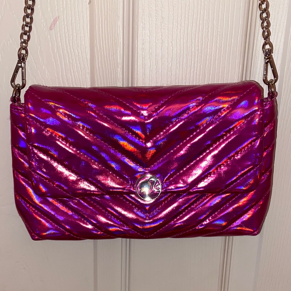 Barbie Iridescent Holographic Claire’s Bag